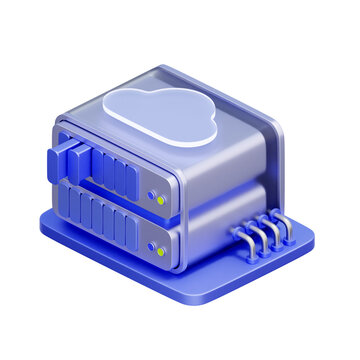 3D illustration of gpu server with graphics card for high performance computing, ai training, deep learning, cloud rendering, data science, and gaming infrastructure.