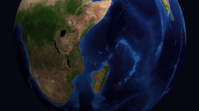 Earth Zoom Animation to Night City Lights of Lima Peru