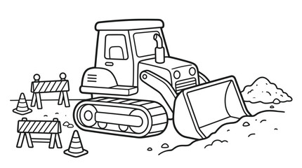 Bulldozer Construction Equipment Heavy Machinery. © Suro