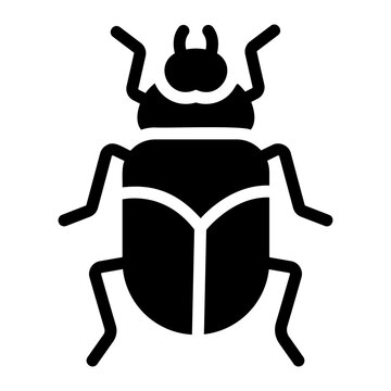 Dung beetle Solid icon