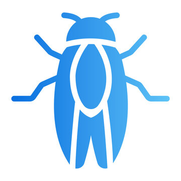 Cicada Line Gradient Icon