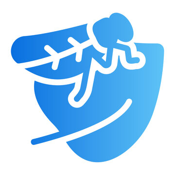 Leaf insect Line Gradient Icon