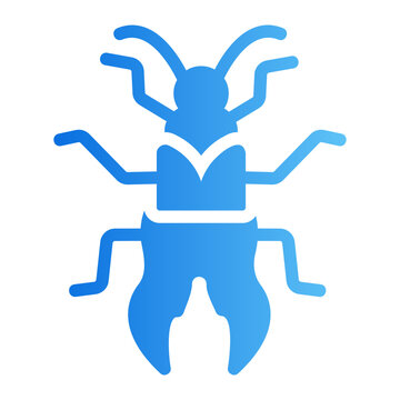 Earwig Line Gradient Icon