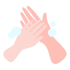 Fototapeta premium Wash your hands frequently to anti Coronavirus transparent png