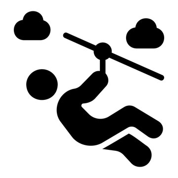 Zipline Solid icon