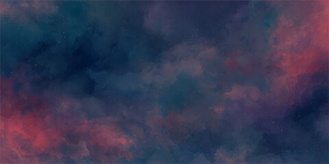 Abstract atmospheric canvas of swirling nebulae of color, evocative of the ethereal beauty and mystery of the cosmos. © Graph Rover