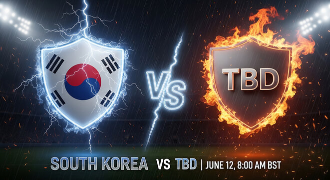 South korea national football team versus tbc