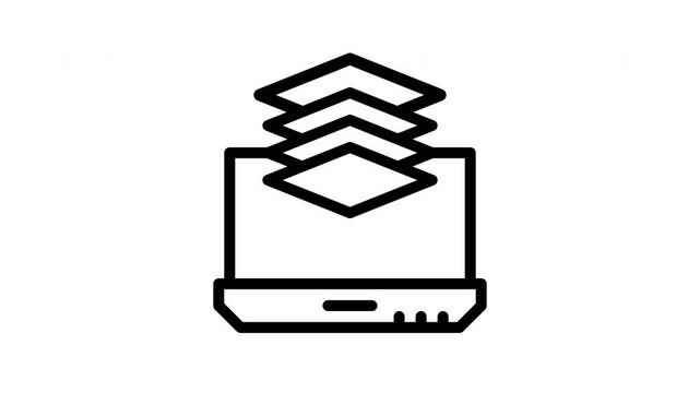 layer animated icon