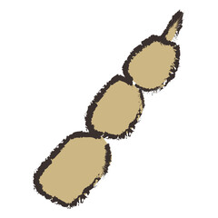 れんこんのイラスト © Yuki