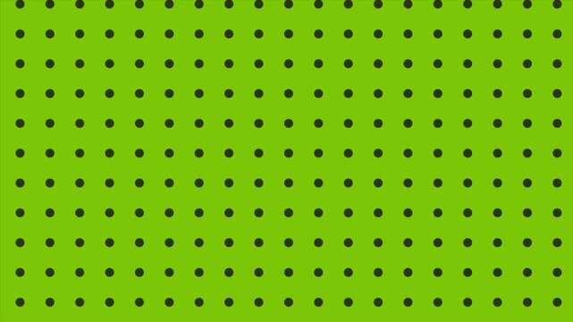 Lime Green Pegboard Pattern with Black Polka Dots Minimalist Geometric Design Background for Modern Graphic Projects and Digital Wallpaper