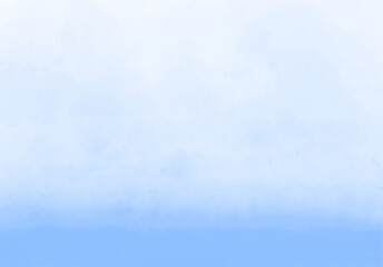Fototapeta premium Soft pastel blue watercolor background, light abstract texture with copy space