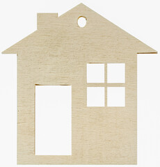 Maison carton silhouette 