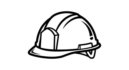 Fototapeta premium Hard hat safety equipment for workers.