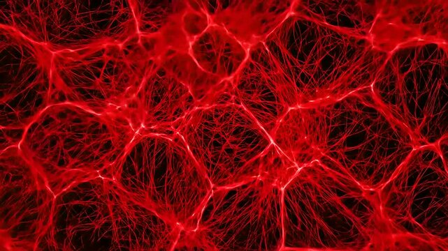 red fractal pattern, abstract background