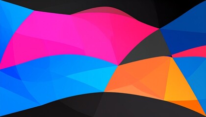 Fototapeta premium Vibrant abstract gradient overlay with geometric color transitions and modern design