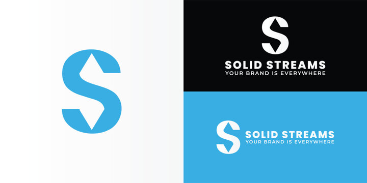 A modern, S-shaped logo featuring sharp arrow elements to symbolise growth, direction, strategy, and momentum. Its clean form establishes a strong identity for a media buying agency.