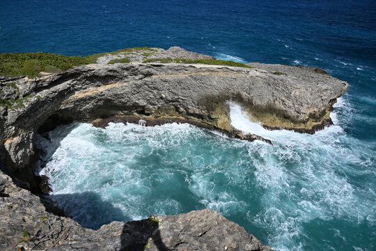 Le gouffre &agrave; Marie Galante aux Antilles