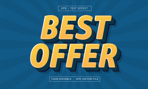 3D Yellow Retro Sale Promotion Editable Text Effect