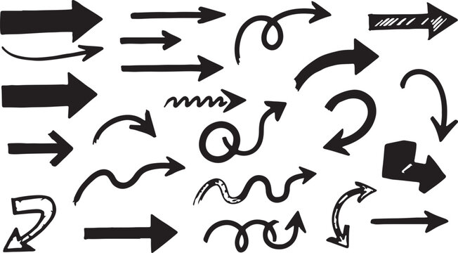 Arrow icon set, arrow cursor collection, black arrows icons vector set. Set of big Blue vector arrows. Arrow icon. Mega set of vector arrows. Set of many different arrow icon.