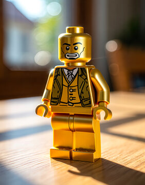 LEGO Mr Gold Collectible Minifigure, Collectable Mini Figure Character