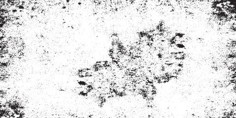 Fototapeta premium Abstract black and white grunge texture overlay with rough circular distress pattern for graphic design projects and vintage effects