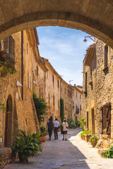 Fototapeta premium In the historic center of Monells