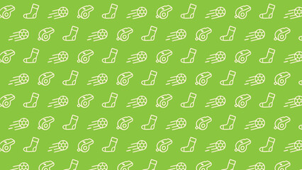 Soccer doodle vector pattern design © SEEDPULSE