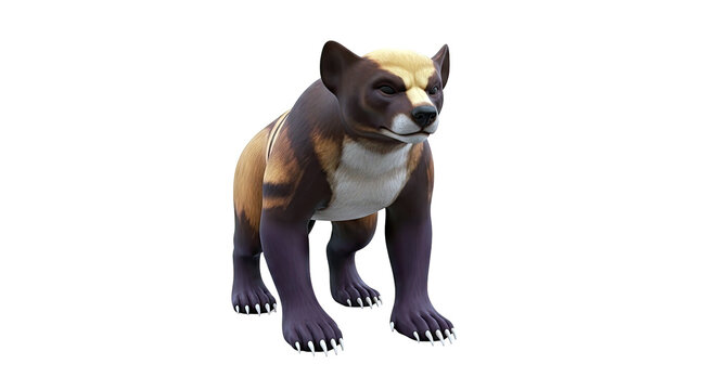 3D Render of a Hyenadon Standing