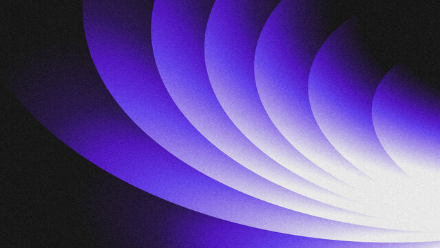 Abstract dynamic purple gradient background with grainy noise texture, smooth curved wave layers, modern minimalist design.