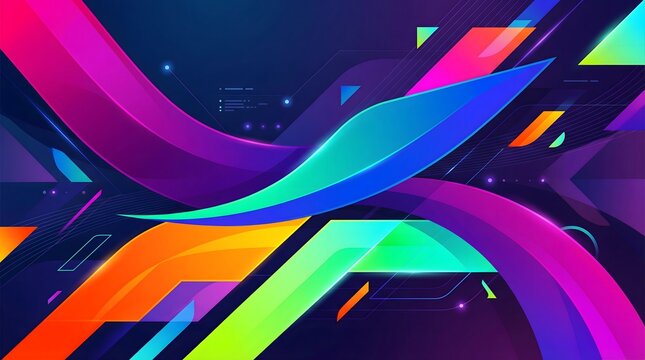 Dynamic ultra clean YouTube thumbnail abstract background template with vibrant colorful explosive energy.
