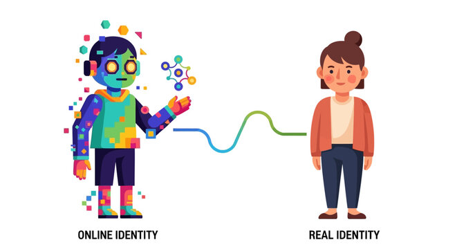 Exploring the dynamic interplay between digital self-representation and an individual's authentic real-world identity
