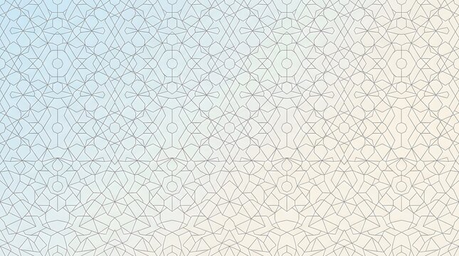 Light blue clean seamless line pattern background with elegant overlapping geometric shapes.