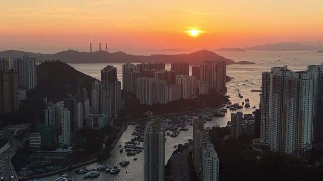 Aberdeen Reservoirs Scenic Landscape View in Hong Kong Nov 8 2025