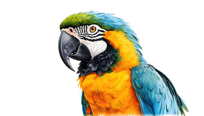 Obraz premium sketch style parrot illustration