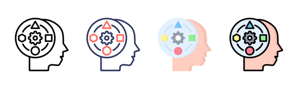 Adaptation icon sheet multiple style collection