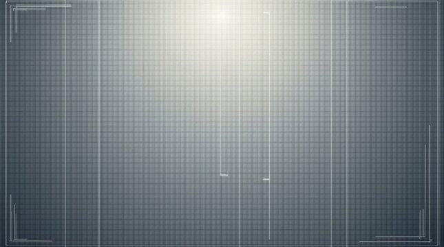 Gray grid with bright light and lines background