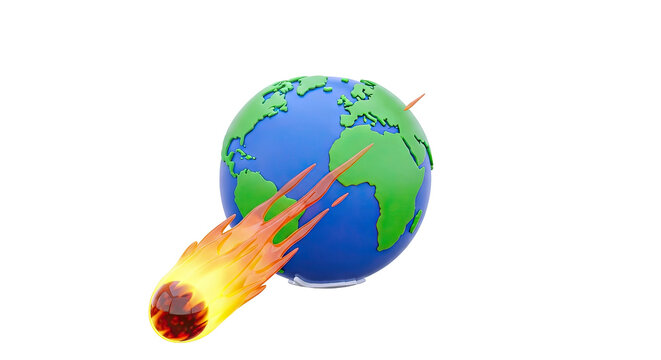 Meteorite impacts Earth