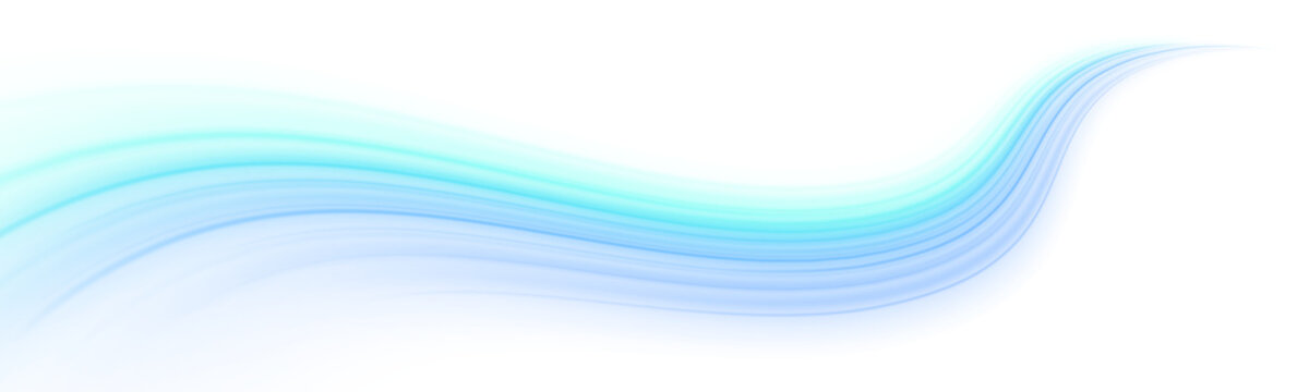 Clean neon speed streak with defined edges and flowing motion, perfect for sci-fi interfaces. png