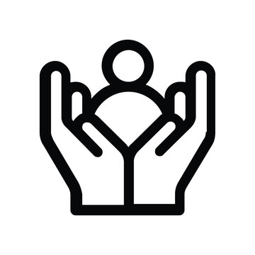 Customer Care Protection Line Icon