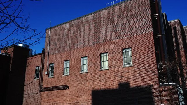 Red Brick Building in Downtown Oshawa Ontario Canada