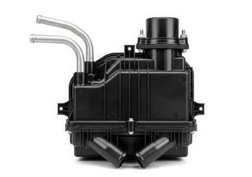 3d model of a complex mechanical assembly with interlocking components isolated on white background