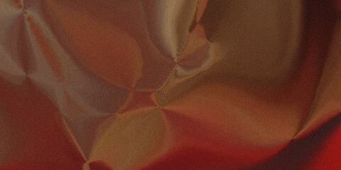 Abstract texture of crumpled and wrinkled brown fabric under dim lighting © Lucky