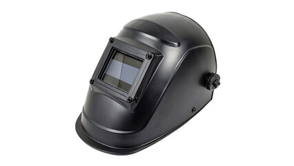Obraz premium Welding helmet for safety during metal work isolated on transparent background 