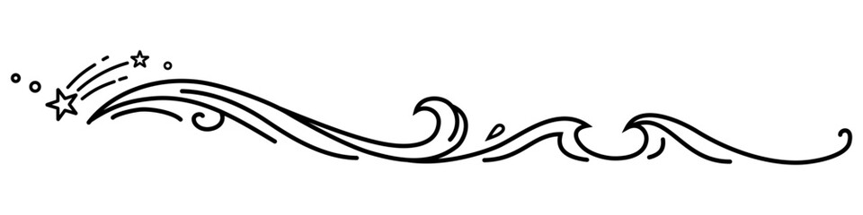 Obraz premium Ocean Vector Illustration 