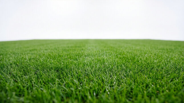 Low Angle Infinite Green Manicured Field Background 