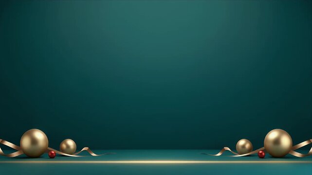 Three Reflective Spheres Balanced on Wires Against Dark Gradient Background Minimalist Composition