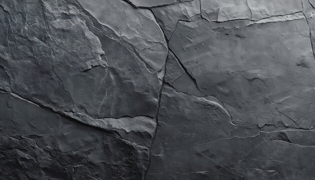Grey graphite stone floor cracked surface minimalist background