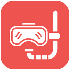 Fototapeta premium Snorkel Icon