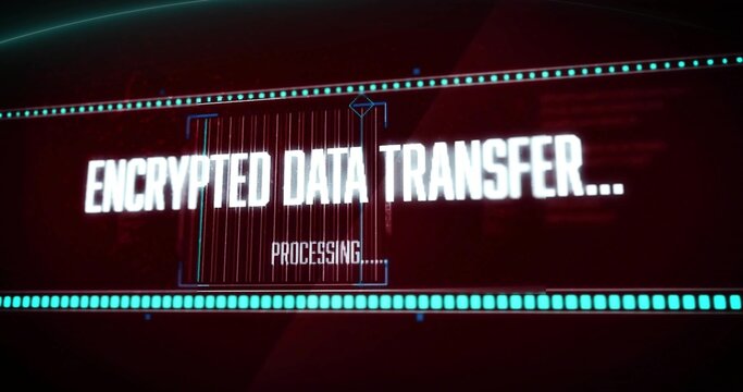 Displaying central ENCRYPTED DATA TRANSFER