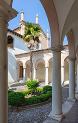 Fototapeta premium Brescia - The atrium of church Chiesa del Santissimo Corpo di Cristo